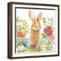 Garden Bunnies IV-Leslie Trimbach-Framed Art Print