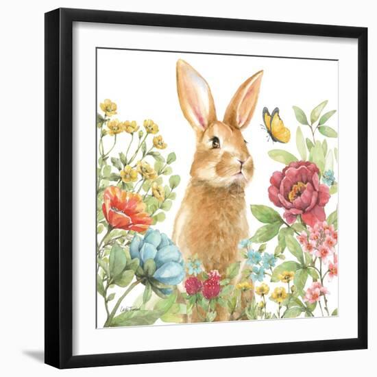 Garden Bunnies IV-Leslie Trimbach-Framed Art Print