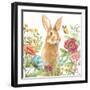 Garden Bunnies IV-Leslie Trimbach-Framed Art Print