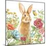 Garden Bunnies IV-Leslie Trimbach-Mounted Art Print