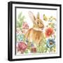 Garden Bunnies V-Leslie Trimbach-Framed Art Print