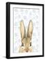 Garden Bunnies VI Blue-Leslie Trimbach-Framed Art Print