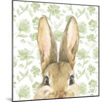 Garden Bunnies VI Green-Leslie Trimbach-Mounted Art Print