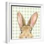 Garden Bunnies VII Green-Leslie Trimbach-Framed Art Print