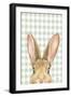 Garden Bunnies VII Green-Leslie Trimbach-Framed Art Print