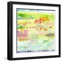 Garden by the Sea-Sheila Golden-Framed Art Print