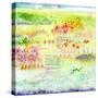 Garden by the Sea-Sheila Golden-Stretched Canvas