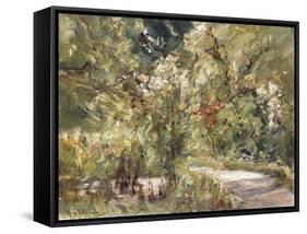 Garden by the Wansee-Max Liebermann-Framed Stretched Canvas