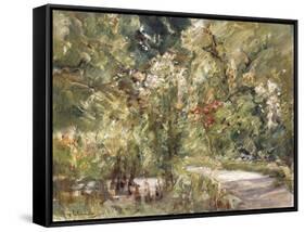 Garden by the Wansee-Max Liebermann-Framed Stretched Canvas