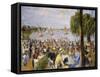 Garden Cafe by the Wannsee; Gartencafe Am Wannsee-Max Liebermann-Framed Stretched Canvas