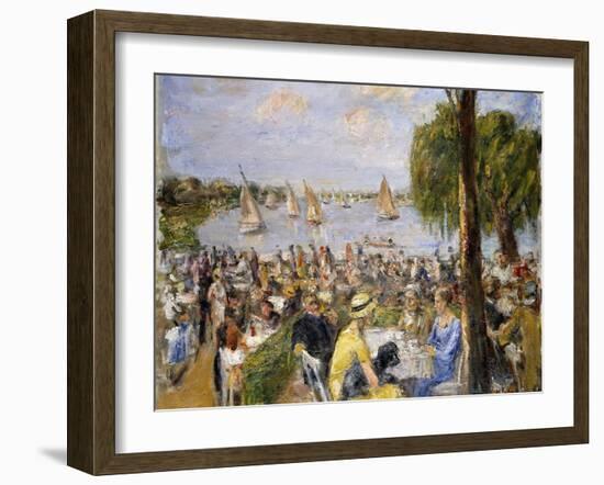 Garden Cafe by the Wannsee; Gartencafe Am Wannsee-Max Liebermann-Framed Giclee Print