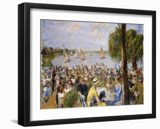 Garden Cafe by the Wannsee; Gartencafe Am Wannsee-Max Liebermann-Framed Giclee Print