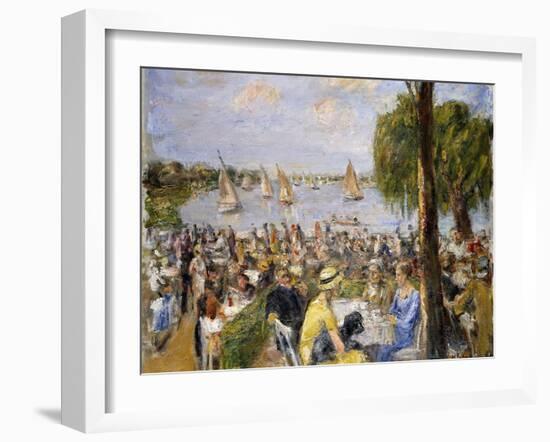 Garden Cafe by the Wannsee; Gartencafe Am Wannsee-Max Liebermann-Framed Giclee Print