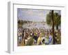 Garden Cafe by the Wannsee; Gartencafe Am Wannsee-Max Liebermann-Framed Giclee Print