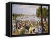 Garden Cafe by the Wannsee; Gartencafe Am Wannsee-Max Liebermann-Framed Stretched Canvas