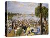 Garden Cafe by the Wannsee-Max Liebermann-Stretched Canvas
