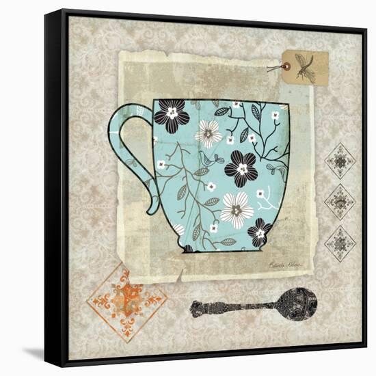 Garden Cafe I-Belinda Aldrich-Framed Stretched Canvas