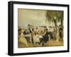 Garden Cafe on the Elbe-Max Liebermann-Framed Giclee Print