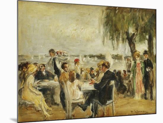 Garden Cafe on the Elbe-Max Liebermann-Mounted Giclee Print