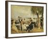 Garden Cafe on the Elbe-Max Liebermann-Framed Giclee Print