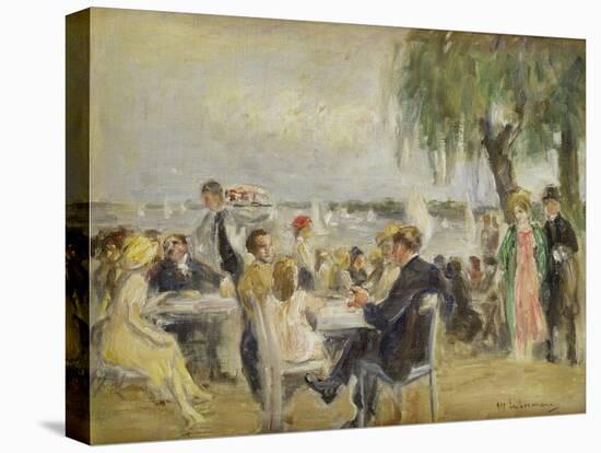 Garden Café on the River Elbe, ca. 1922-Max Liebermann-Stretched Canvas