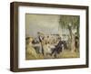 Garden Café on the River Elbe, ca. 1922-Max Liebermann-Framed Giclee Print