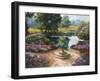 Garden Centerpiece-Nenad Mirkovich-Framed Art Print