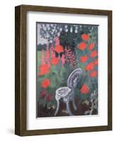 Garden Chair-Lillian Delevoryas-Framed Giclee Print