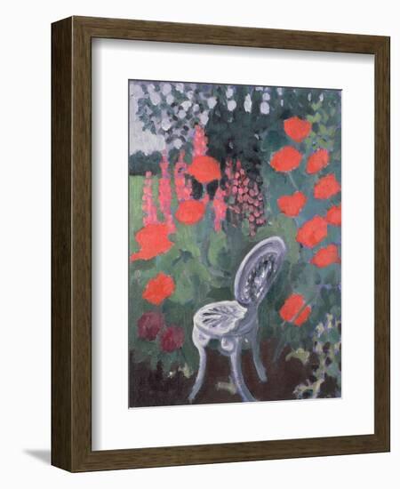 Garden Chair-Lillian Delevoryas-Framed Giclee Print