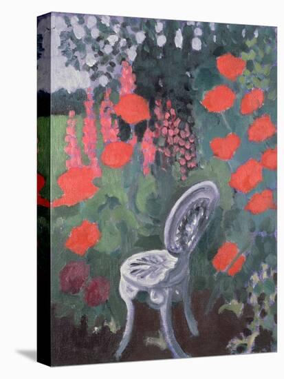 Garden Chair-Lillian Delevoryas-Stretched Canvas