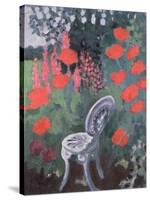 Garden Chair-Lillian Delevoryas-Stretched Canvas
