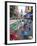 Garden Chairs in the Road for the Public to Sit and Relax in the Pedestrian Zone, Times Square-Amanda Hall-Framed Photographic Print