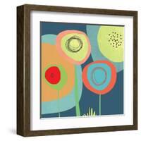 Garden Circles-Jan Weiss-Framed Art Print