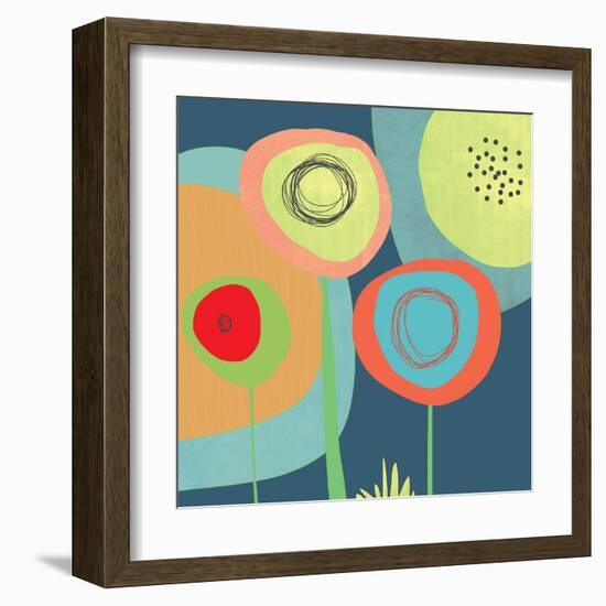 Garden Circles-Jan Weiss-Framed Art Print