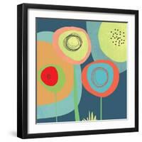 Garden Circles-Jan Weiss-Framed Art Print