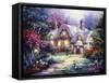 Garden Cottage-Nicky Boehme-Framed Stretched Canvas