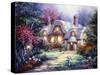 Garden Cottage-Nicky Boehme-Stretched Canvas