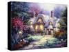 Garden Cottage-Nicky Boehme-Stretched Canvas