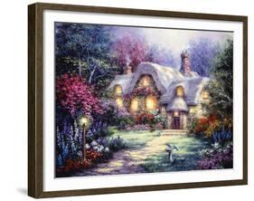 Garden Cottage-Nicky Boehme-Framed Giclee Print