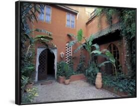 Garden Courtyard in Hotel Palais Salaam, Morocco-Merrill Images-Framed Photographic Print