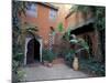 Garden Courtyard in Hotel Palais Salaam, Morocco-Merrill Images-Mounted Photographic Print