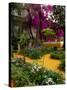 Garden Courtyard, Marrakech, Morocco-Merrill Images-Stretched Canvas