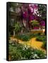Garden Courtyard, Marrakech, Morocco-Merrill Images-Framed Stretched Canvas