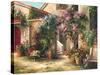 Garden Courtyard-Art Fronckowiak-Stretched Canvas