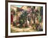 Garden Courtyard-Art Fronckowiak-Framed Art Print