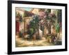 Garden Courtyard-Art Fronckowiak-Framed Art Print