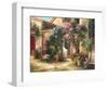 Garden Courtyard-Art Fronckowiak-Framed Art Print