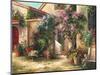 Garden Courtyard-Art Fronckowiak-Mounted Art Print