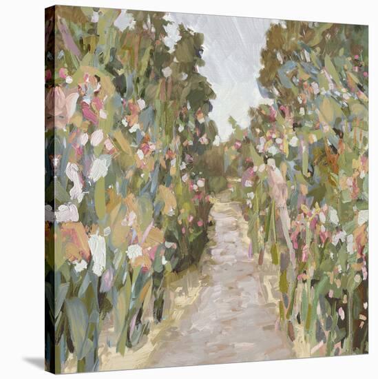 'Garden Delight - Path' Stretched Canvas Print - Tania Bello ...