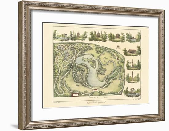 Garden Design I-null-Framed Premium Giclee Print